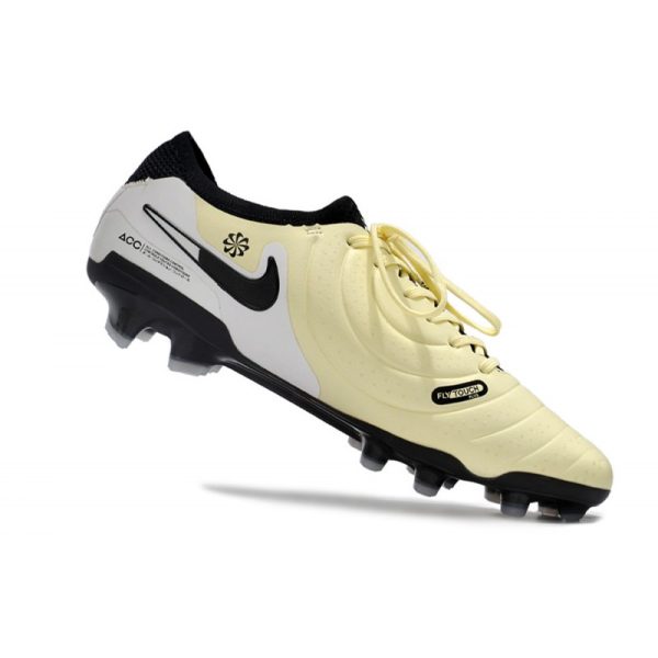 Nike Tiempo Legend 10 Elite FG Bota Beige Negro