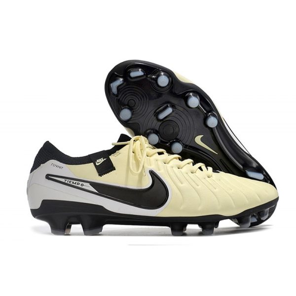 Nike Tiempo Legend 10 Elite FG Bota Beige Negro