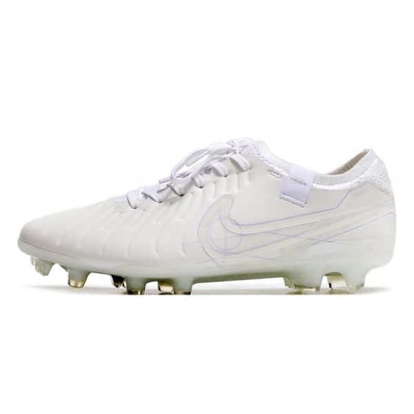 Nike Tiempo Legend 10 Elite FG Bota Blanco