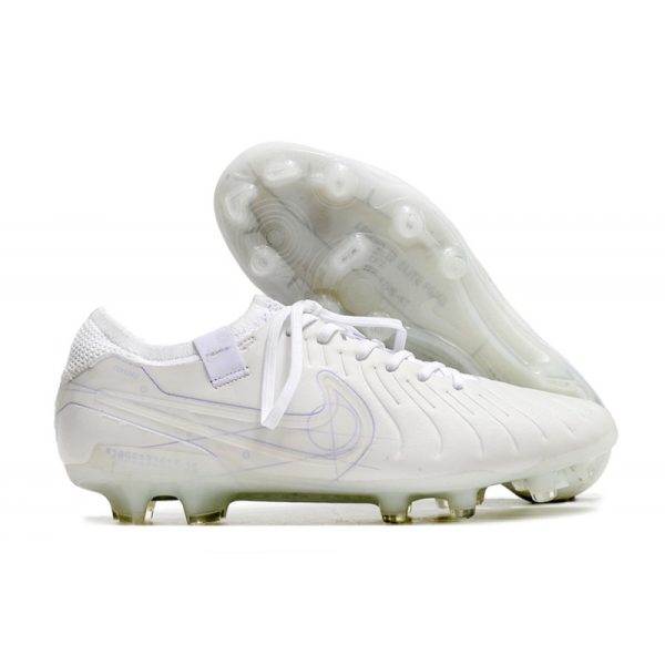 Nike Tiempo Legend 10 Elite FG Bota Blanco