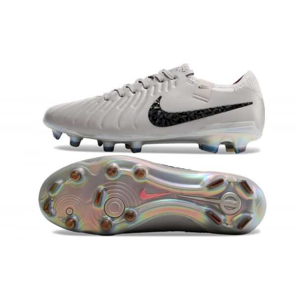 Nike Tiempo Legend 10 Elite FG Bota Gris Negro