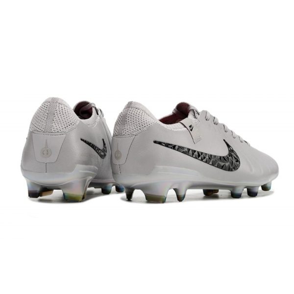 Nike Tiempo Legend 10 Elite FG Bota Gris Negro
