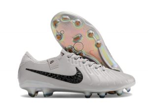 Nike Tiempo Legend 10 Elite FG Bota Gris Negro