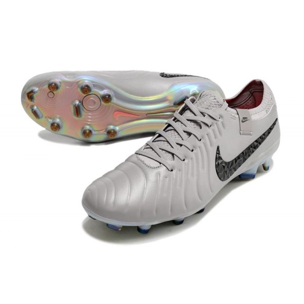 Nike Tiempo Legend 10 Elite FG Bota Gris Negro