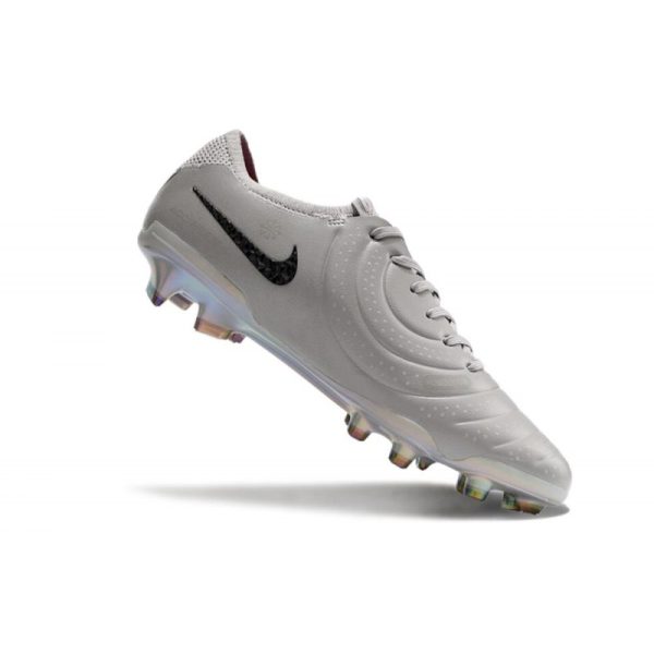 Nike Tiempo Legend 10 Elite FG Bota Gris Negro