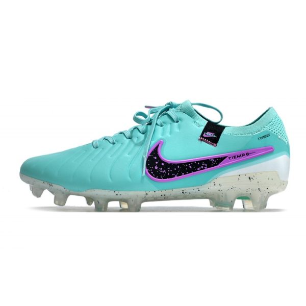 Nike Tiempo Legend 10 Elite FG Bota Hyper Turq Negro