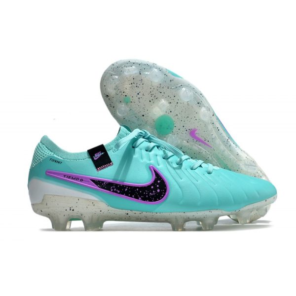 Nike Tiempo Legend 10 Elite FG Bota Hyper Turq Negro