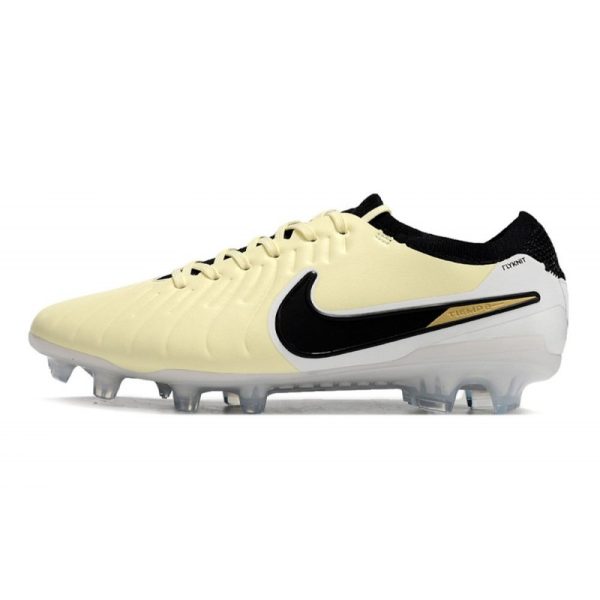 Nike Tiempo Legend 10 Elite FG Bota Limonada Negro
