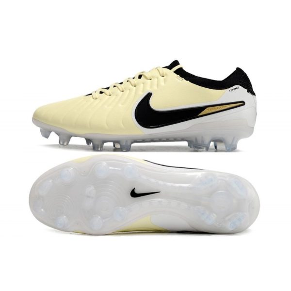 Nike Tiempo Legend 10 Elite FG Bota Limonada Negro