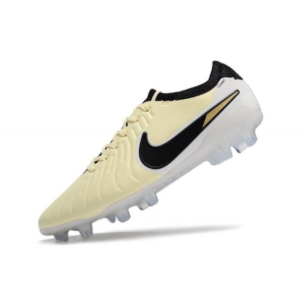 Nike Tiempo Legend 10 Elite FG Bota Limonada Negro