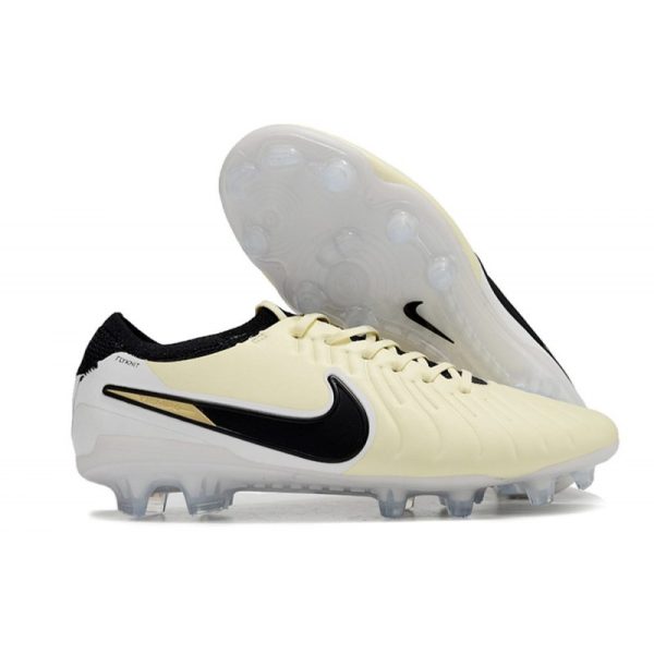 Nike Tiempo Legend 10 Elite FG Bota Limonada Negro