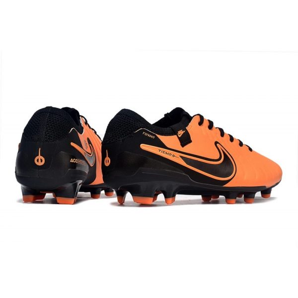 Nike Tiempo Legend 10 Elite FG Bota Naranja Negro