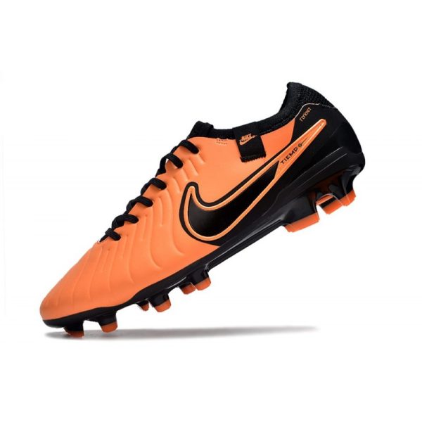 Nike Tiempo Legend 10 Elite FG Bota Naranja Negro