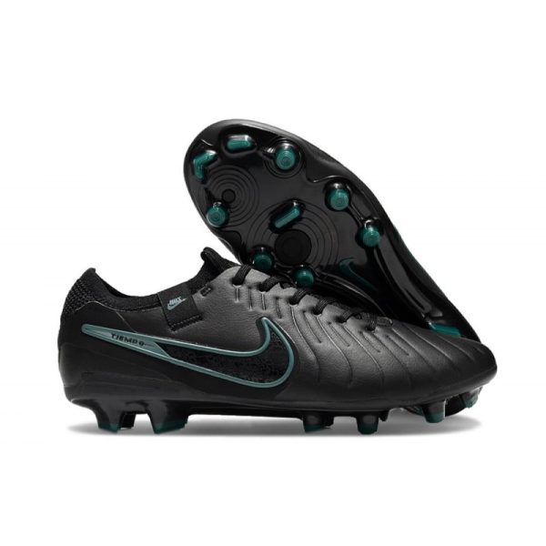 Nike Tiempo Legend 10 Elite FG Bota Negro