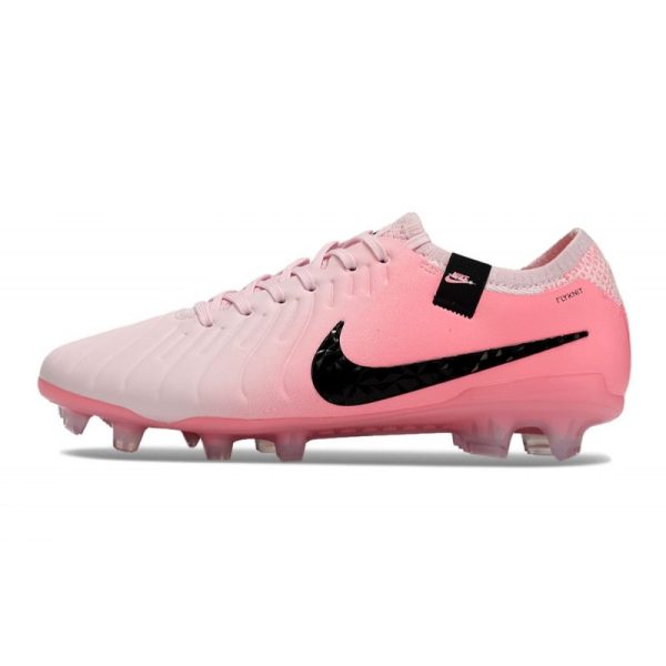 Nike Tiempo Legend 10 Elite FG Bota Rosa Espuma Negro