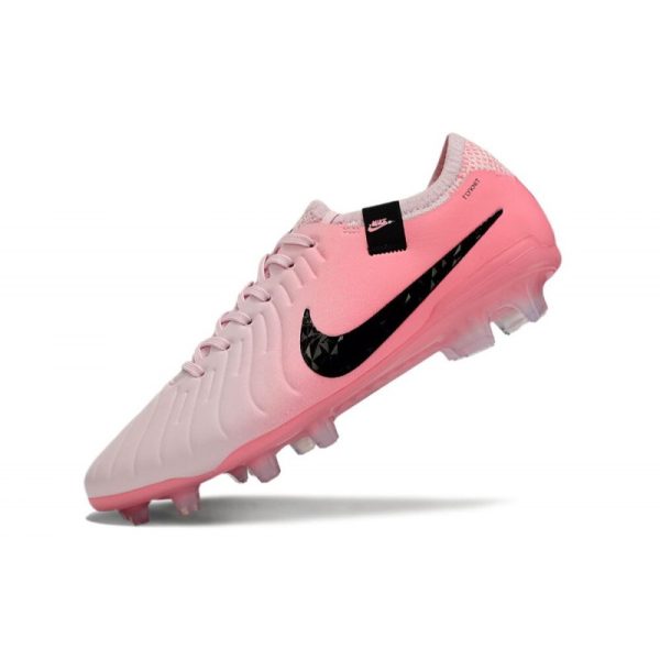 Nike Tiempo Legend 10 Elite FG Bota Rosa Espuma Negro