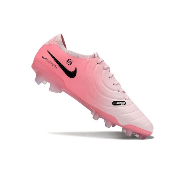 Nike Tiempo Legend 10 Elite FG Bota Rosa Espuma Negro