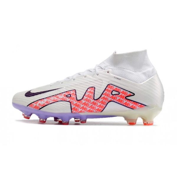 Nike Zoom Mercurial Superfly IX Elite AG Blanco Negro Rojo