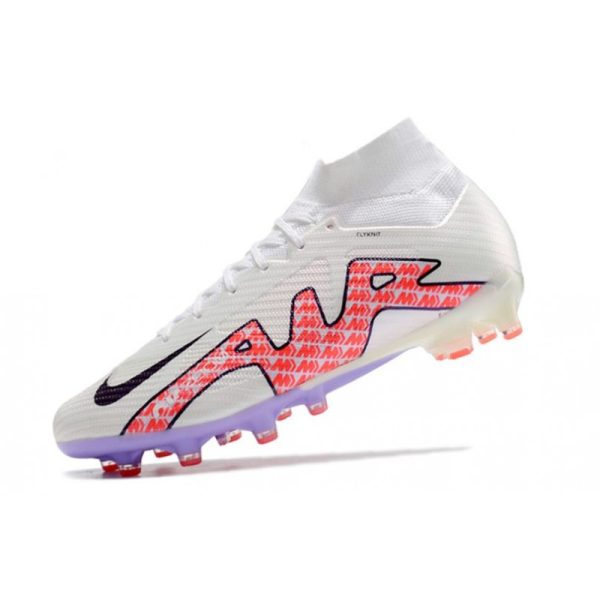 Nike Zoom Mercurial Superfly IX Elite AG Blanco Negro Rojo