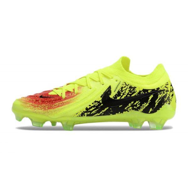 Tacos Nike Phantom GX II Elite FG Amarillo Negro Rojo