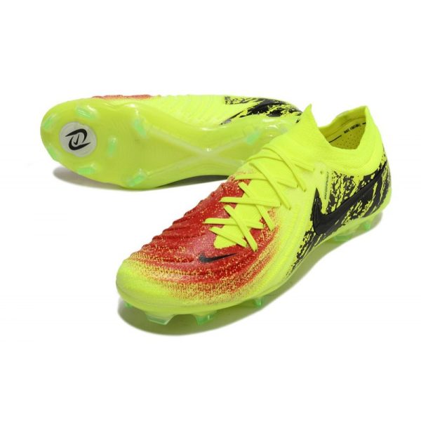 Tacos Nike Phantom GX II Elite FG Amarillo Negro Rojo