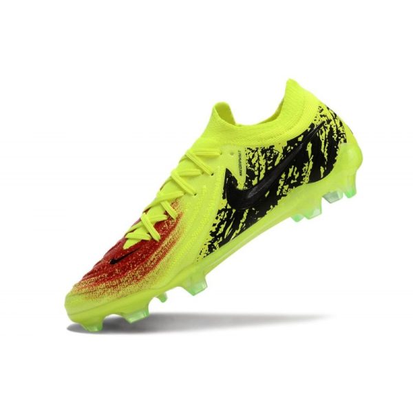 Tacos Nike Phantom GX II Elite FG Amarillo Negro Rojo