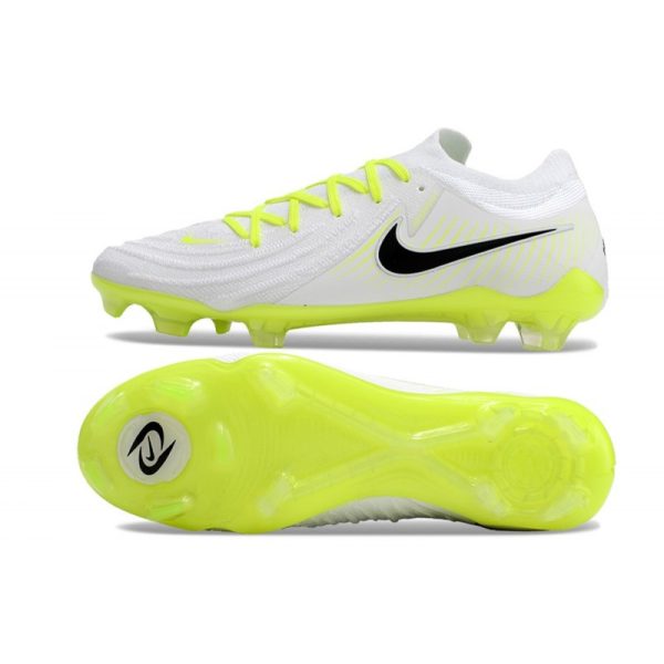 Tacos Nike Phantom GX II Elite FG Blanco Negro Amarillo