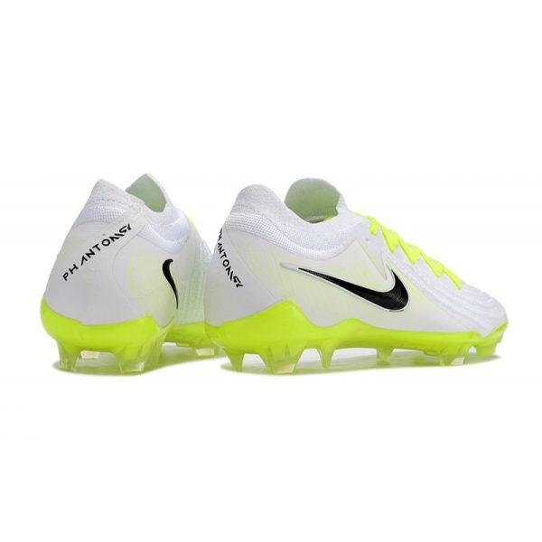 Tacos Nike Phantom GX II Elite FG Blanco Negro Amarillo