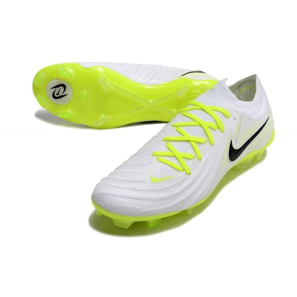 Tacos Nike Phantom GX II Elite FG Blanco Negro Amarillo