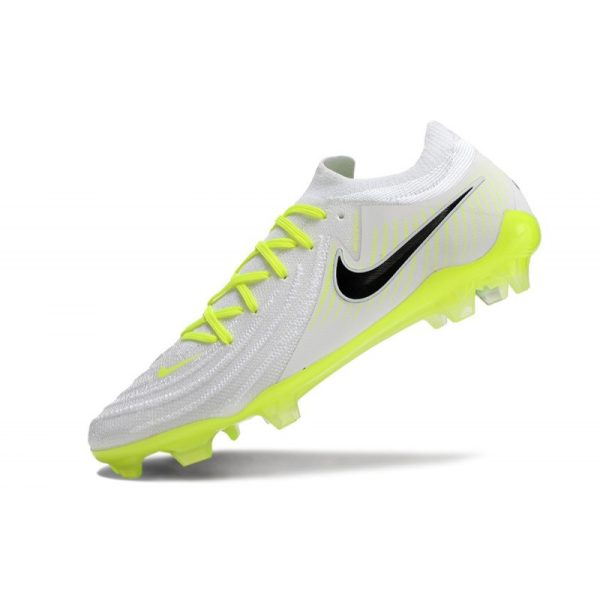 Tacos Nike Phantom GX II Elite FG Blanco Negro Amarillo