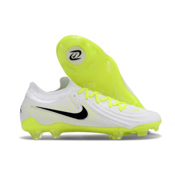 Botas de Fútbol Nike Phantom GX II Elite FG Blanco Negro Amarillo