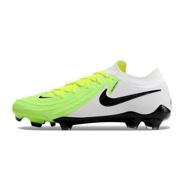 Tacos Nike Phantom GX II Elite FG Verde Blanco Negro