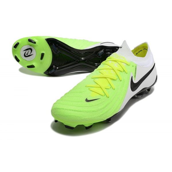 Tacos Nike Phantom GX II Elite FG Verde Blanco Negro