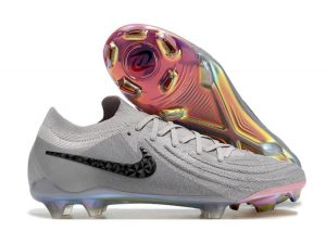Botas de Fútbol Nike Phantom Luna 2 Elite L FG Atmósfera Gris Negro