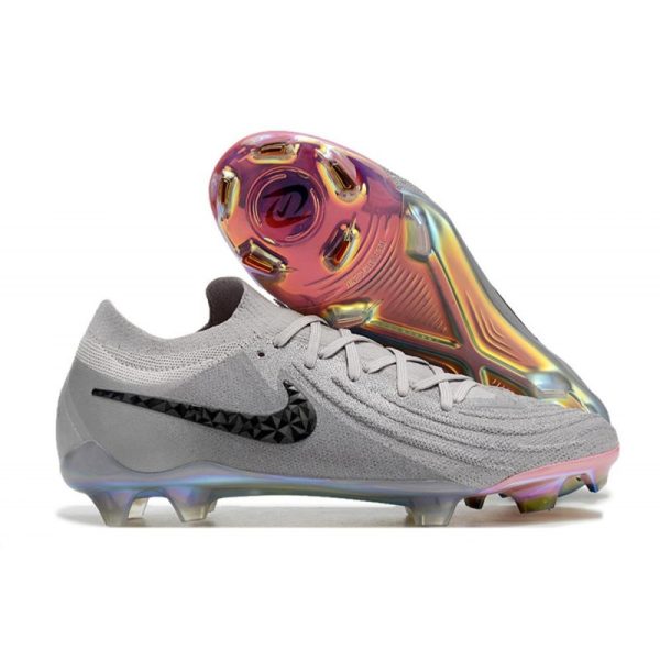 Botas de Fútbol Nike Phantom Luna 2 Elite L FG Atmósfera Gris Negro