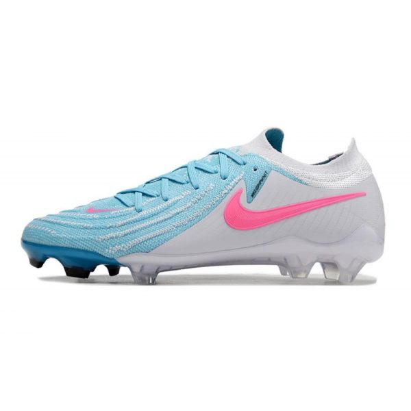 Zapatillas Nike Phantom Luna 2 Elite L FG Azul Blanco Rosa