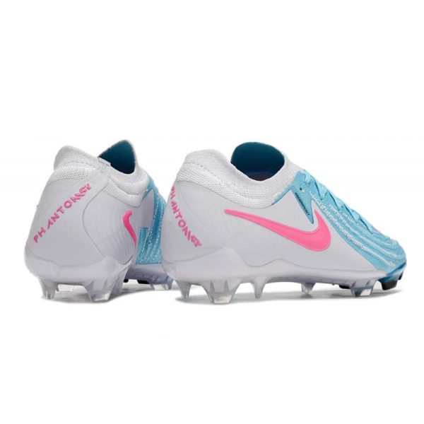Zapatillas Nike Phantom Luna 2 Elite L FG Azul Blanco Rosa