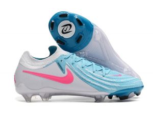 Botas de Fútbol Nike Phantom Luna 2 Elite L FG Azul Blanco Rosa