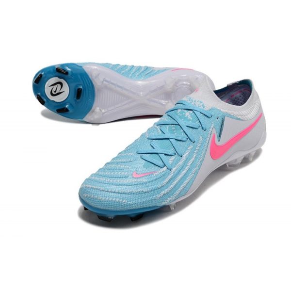 Zapatillas Nike Phantom Luna 2 Elite L FG Azul Blanco Rosa