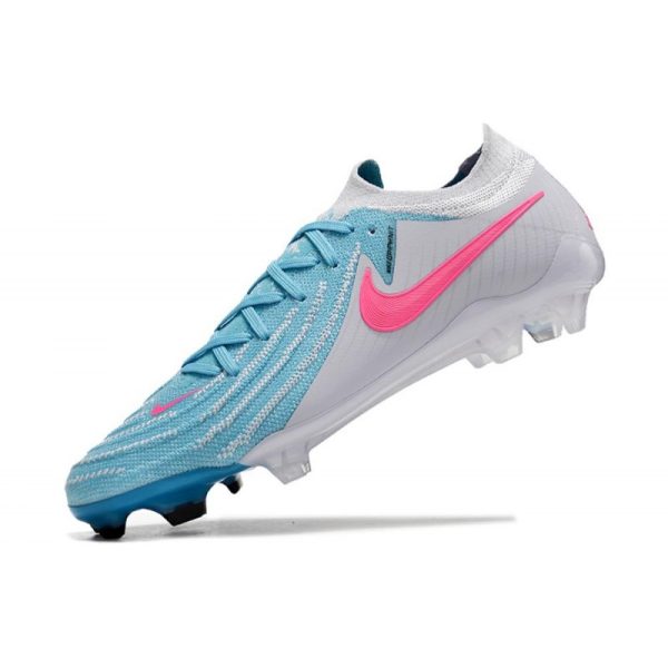 Zapatillas Nike Phantom Luna 2 Elite L FG Azul Blanco Rosa