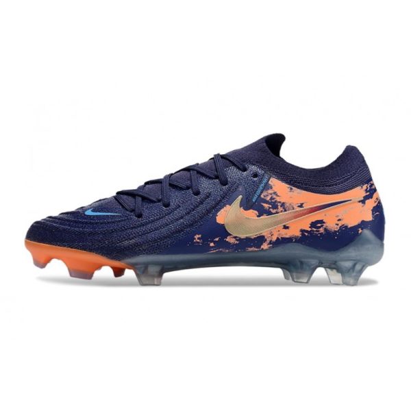 Zapatillas Nike Phantom Luna 2 Elite L FG Azul Naranja Dorado