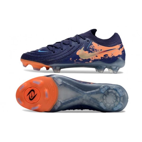 Zapatillas Nike Phantom Luna 2 Elite L FG Azul Naranja Dorado