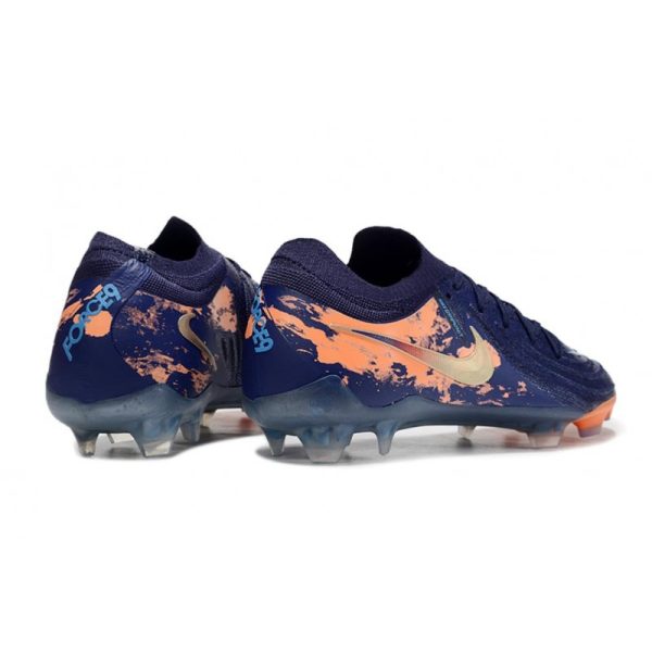 Zapatillas Nike Phantom Luna 2 Elite L FG Azul Naranja Dorado