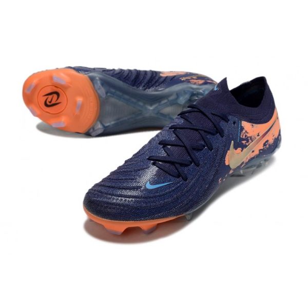 Zapatillas Nike Phantom Luna 2 Elite L FG Azul Naranja Dorado