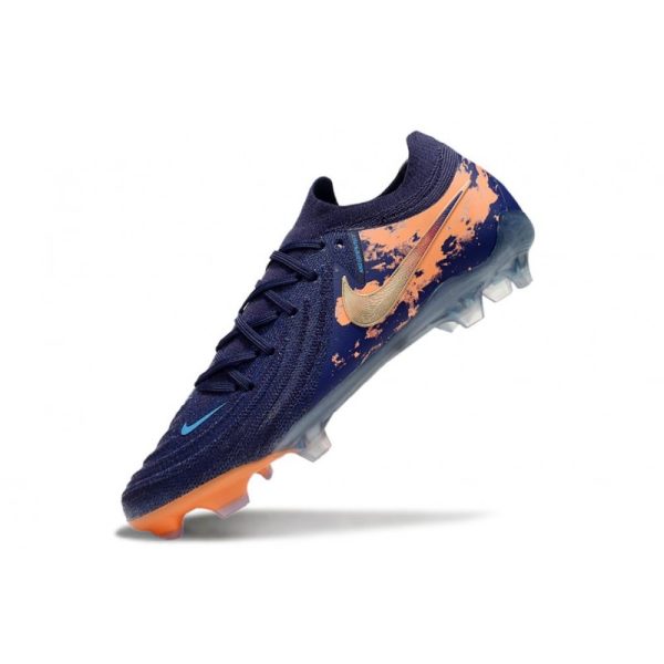 Zapatillas Nike Phantom Luna 2 Elite L FG Azul Naranja Dorado