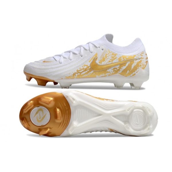 Zapatillas Nike Phantom Luna 2 Elite L FG Blanco Dorado