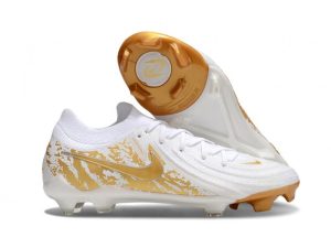 Botas de Fútbol Nike Phantom Luna 2 Elite L FG Blanco Dorado