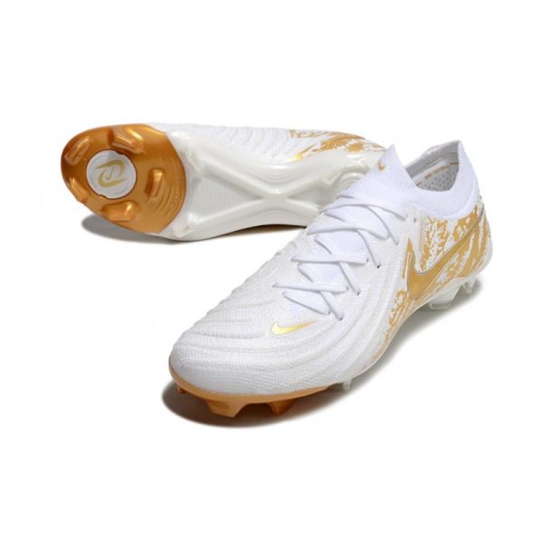 Zapatillas Nike Phantom Luna 2 Elite L FG Blanco Dorado