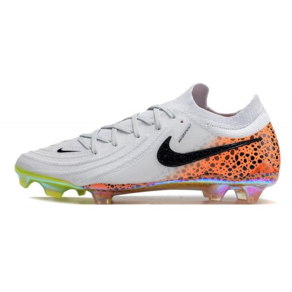 Zapatillas Nike Phantom Luna 2 Elite L FG Blanco Negro Naranja
