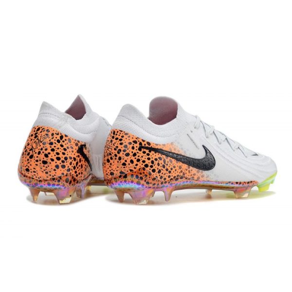 Zapatillas Nike Phantom Luna 2 Elite L FG Blanco Negro Naranja